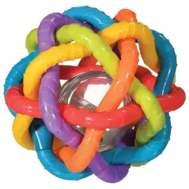 Flerfarvet Knudebold med Rangle