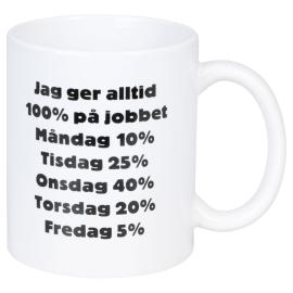 Krus 100% P&aring; Jobbet 300 ml