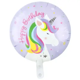 Folieballon Happy Birthday Enhj&oslash;rning 46 cm