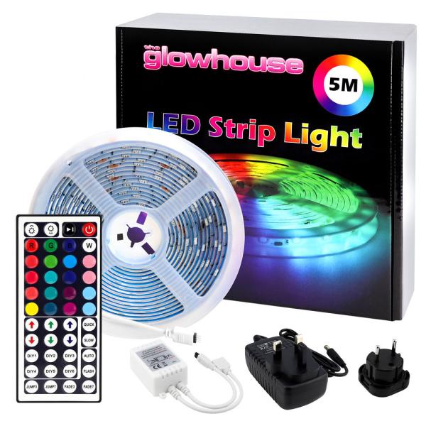 Flerfarvet LED Strip 5 Meter