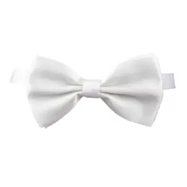 Hvid Butterfly i Satin