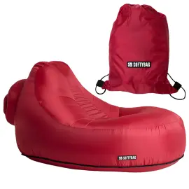 Softybag L&aelig;nestol Chilir&oslash;d 135 x 88 x 70 cm