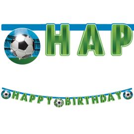 Happy Birthday Guirlande Soccer Fans