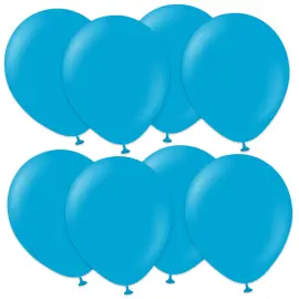 Latexballoner Karibisk Bl&aring; 13 cm