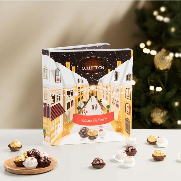 Ferrero Julekalender Sprøde Chokoladepraliner 259g