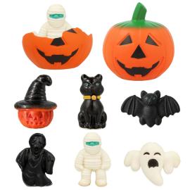 Gr&aelig;skar med Voksende Halloweenfigur