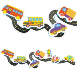 Køretøj Badesæt & Opbevaringstaske 16-pak