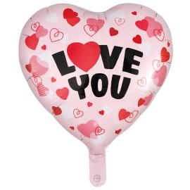 Folieballon Hjerte Love You 46 cm