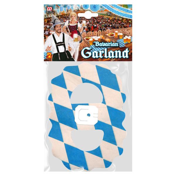 Oktoberfest Guirlande Hvid og Blå