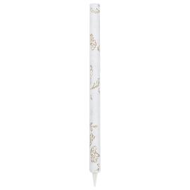 Isfont&aelig;ne Blomster Hvid/Guld 25 cm