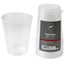 Pastikglas 25 cl 6-pak