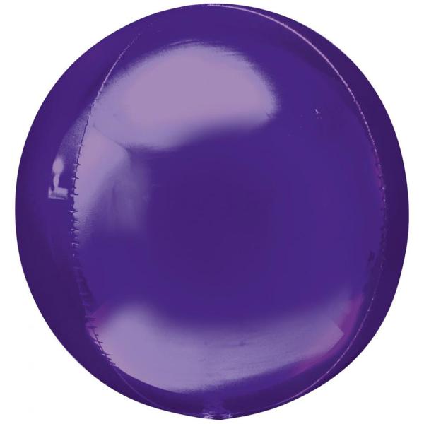 Folieballon Orbz Lilla