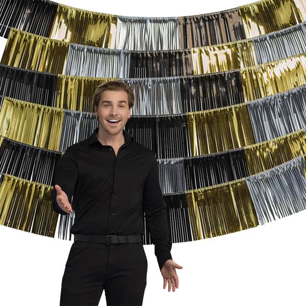 Fotobaggrund Guirlande med Frynser