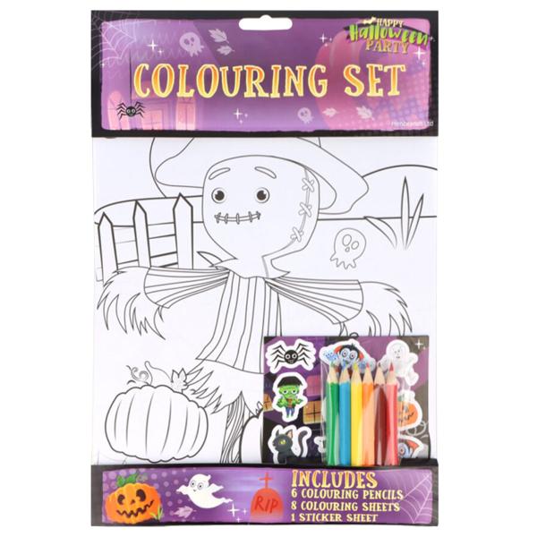 Halloween Farvelægningssæt