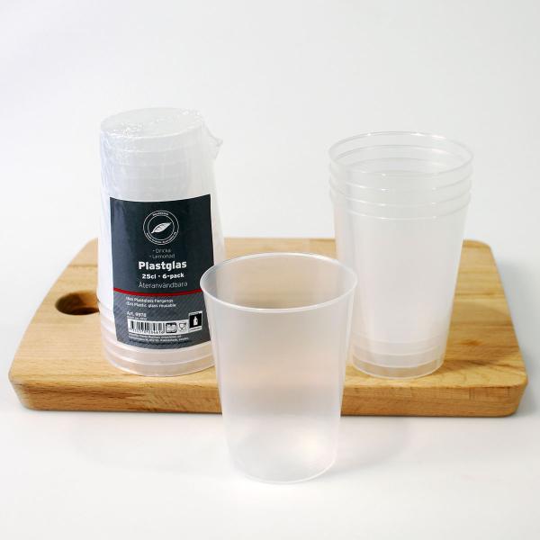 Pastikglas 25 cl 6-pak