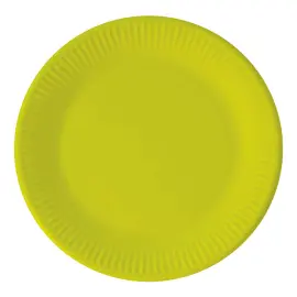 Lysegrønne Små Paptallerkener Solid Color