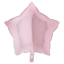 Folieballon Stjerne Pastel Pink