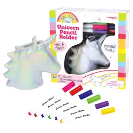 Farvelæg Din Egen Enhjørning Blyantholder Sæt