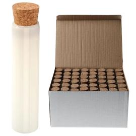Flasker med Korker Hvid 10 cm 48-pak