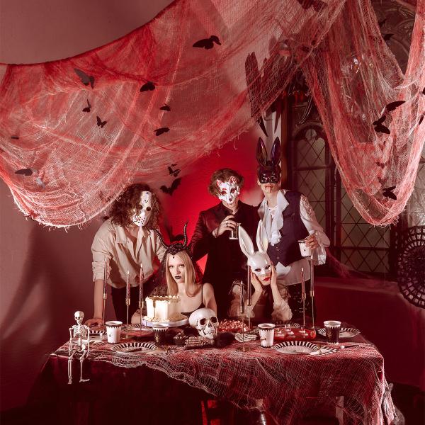 Blodig Ulvehoved Halvmaske