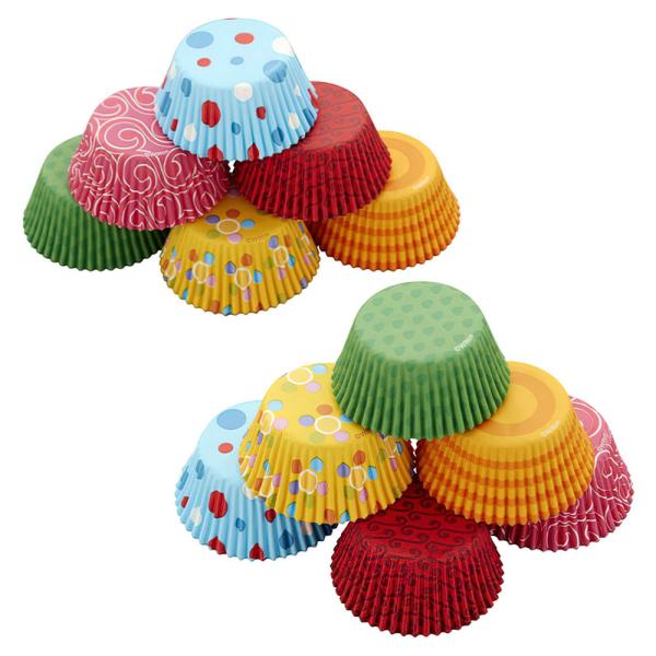 Muffinforme Colorful Stor Pakke