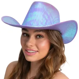 Cowboyhat Skimrende Lavendel