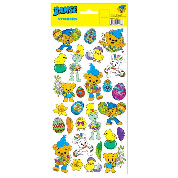 Påskestickers Bamse