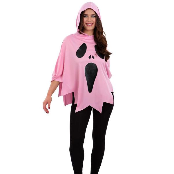 Lyserødt Spøgelse Poncho