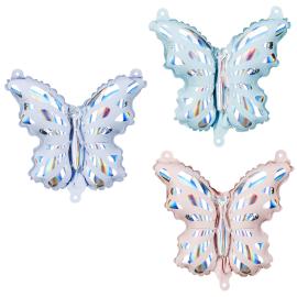 Sommerfugl Folieballon 3-pak