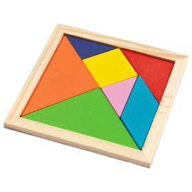 Træpuslespil Tangram