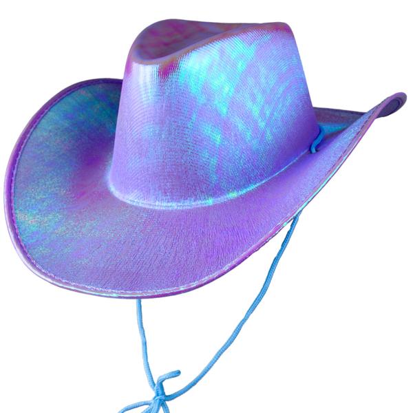 Cowboyhat Skimrende Lavendel
