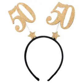 50 &Aring;r H&aring;rb&oslash;jle Glitter Guld