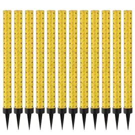 Lange Skimrende Isfontæner Guld 12-pak