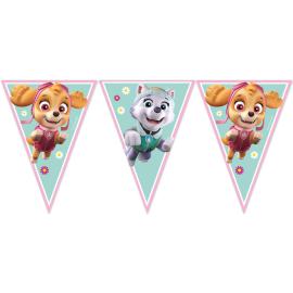 Paw Patrol Skye & Everest Flagguirlande