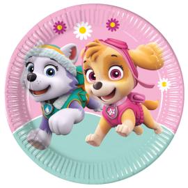 Paw Patrol Skye & Everest Paptallerkener