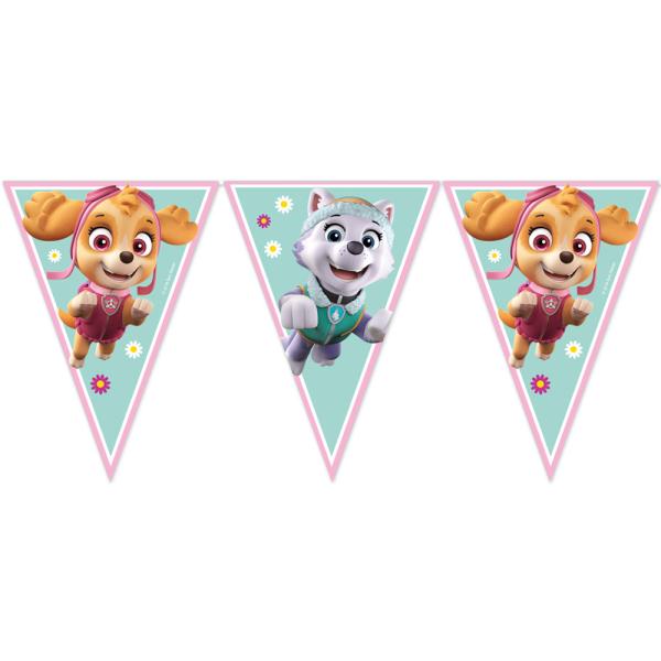 Paw Patrol Skye & Everest Flagguirlande