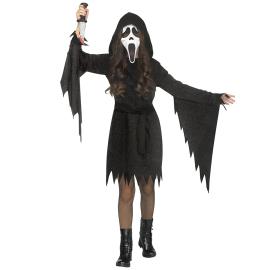 Glitrende Spøgelseskostume Sort Børn