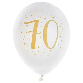 70 &Aring;r Balloner Stjerner