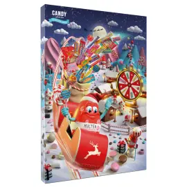 Adventskalender med Slik