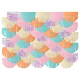 Party Backdrop Fringe Pastel 200x200 cm