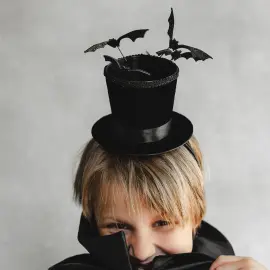 Hårbøjle med Høj Hat & Flagermus