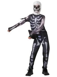 Fortnite Skull Trooper Børnekostume