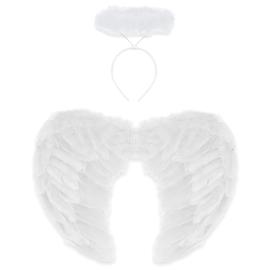 Hvide Englevinger med Gloria Sæt