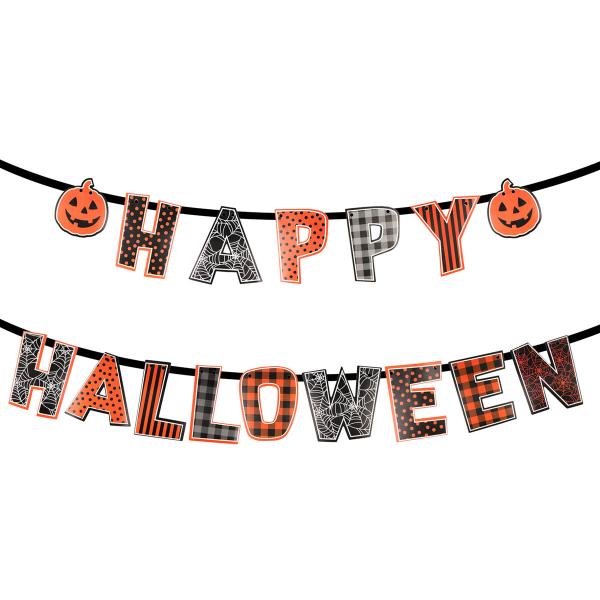 Bogstavguirlande Happy Halloween
