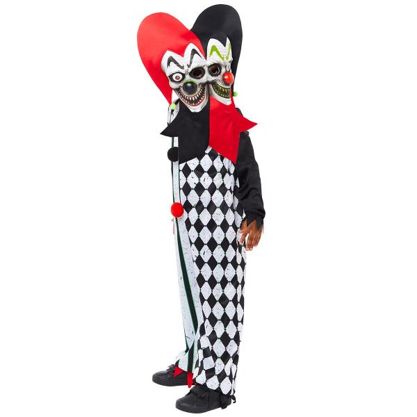 Toansigtet Gøgler Kostume Børn