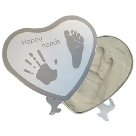 H&aring;nd- og Fodaftryk Hjerteformet &AElig;ske