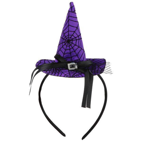 Hårbøjle med Lilla Heksehat