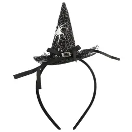Hårbøjle med Sort Heksehat