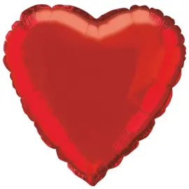 Folieballon Hjerte R&oslash;d