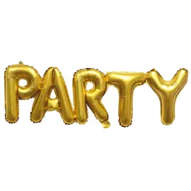 Party Folieballon Guld